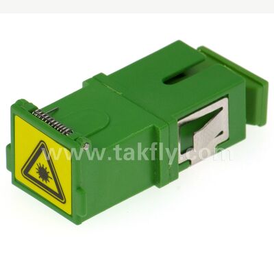 Adaptore a fibra ottica a manica di zirconia SC con opzione duplex e configurazione senza frangia