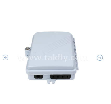 Box di terminazione in fibra ottica FTKS-1805-04A, 4 SC/APC SM SX Adapter, Pigtail installato, FTTH FTTx Splicing Distribution Splitting Storage Cable Management Enclosure Wall Mount