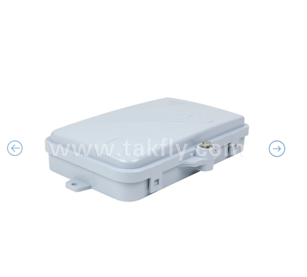 Box di terminazione in fibra ottica FTKS-1805-04A, 4 SC/APC SM SX Adapter, Pigtail installato, FTTH FTTx Splicing Distribution Splitting Storage Cable Management Enclosure Wall Mount