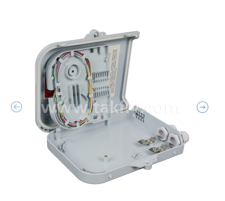 FTKS-1805-8E Box di terminazione con 8 PCS SC/UPC SM SX adattatore e pigtail completamente installato