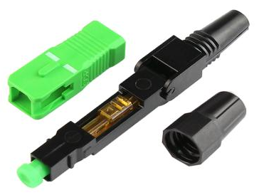 Connettore rapido SC DF-5501 – Prelucidato, senza attrezzi, per cavo flessibile FTTH