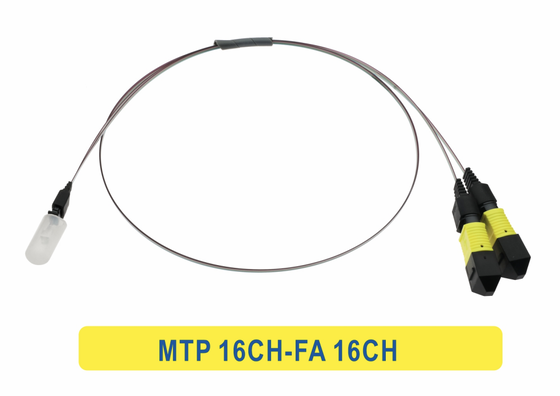 16CH MTP/MPO a 16CH FA Fiber Array Fiber Optic Patchcord Cable per Data Center/CPO