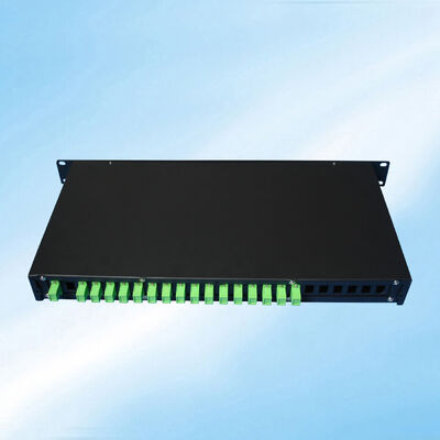 1X16 Rack Mount Fiber Optic PLC Splitter