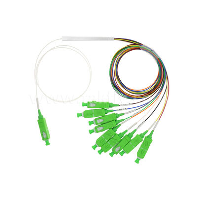 Splitter PLC 1×9 canale con fibra da 0,9 mm per reti di distribuzione ottica FTTH/FTTX