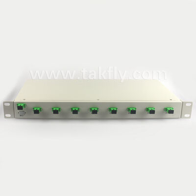 1U Rack Mount PLC Splitter con elevata uniformità, supporto a piena lunghezza d'onda e capacità di funzionamento inverso