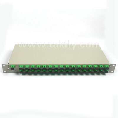 1U Rack Mount PLC Splitter con elevata uniformità, supporto a piena lunghezza d'onda e capacità di funzionamento inverso