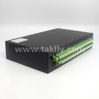 1×128 PLC con alto conteggio delle porte Splitter Rack Mount Patch Panel Ultra High Density Distribuzione FTTX