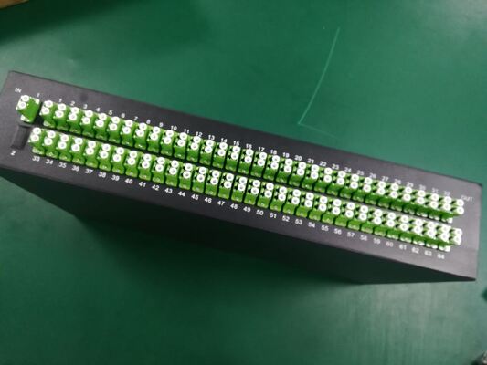 1×128 PLC con alto conteggio delle porte Splitter Rack Mount Patch Panel Ultra High Density Distribuzione FTTX