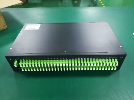 1×128 PLC con alto conteggio delle porte Splitter Rack Mount Patch Panel Ultra High Density Distribuzione FTTX