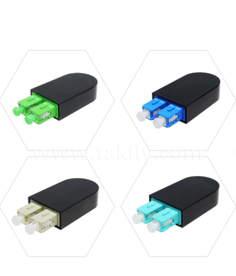 SC Fiber Loopback Fixed End-to-End Design, Loop ottico trasmettitore-ricevitore in un unico connettore SC