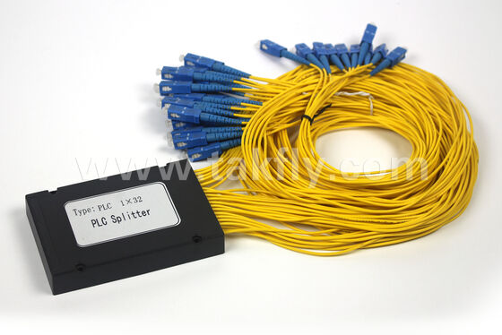 Versatile ABS Box PLC Splitter da 1×2 a 1×64, bassa perdita, ampia temperatura, personalizzabile