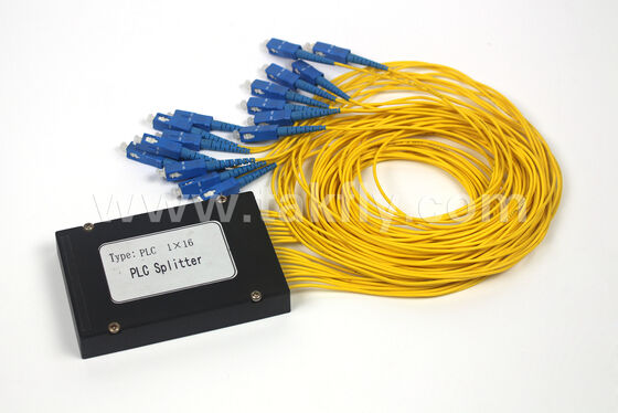 Versatile ABS Box PLC Splitter da 1×2 a 1×64, bassa perdita, ampia temperatura, personalizzabile