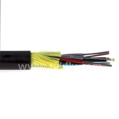 Cavo in fibra ottica autoportante completamente dielettrico ADSS-100M – 4/6/12/24/48/96 fibre, portata 100 m, installazione aerea autoportante