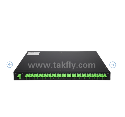 1U Rack Mount PLC Splitter Ottico   19 "Pannello, mono-modo G657A1, SC/APC, per la distribuzione del segnale ottico