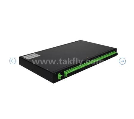 1U Rack Mount PLC Splitter Ottico   19 "Pannello, mono-modo G657A1, SC/APC, per la distribuzione del segnale ottico