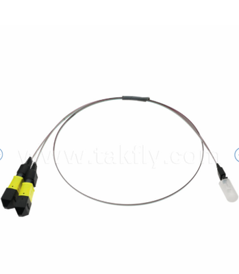 MTP-16CH-FA Fiber Array Assembly MTP Connector to 16-Channel V-Groove Fiber Array, Low Insertion Loss, per trasmettitori ottici ad alta velocità e applicazioni CPO / Data Center
