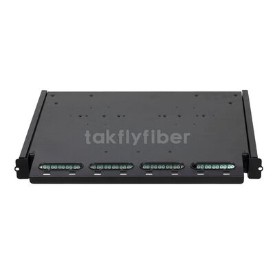 Pannello di patch per rackmount ad alta densità Takfly con gestione di cassette MTP/MPO a 12 fibre per i data center