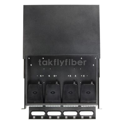 Takfly 1U/2U Sliding Patch Panel – High-Density Plug-and-Play MTP/MPO to LC Cassette for Up to 192 Fibers
