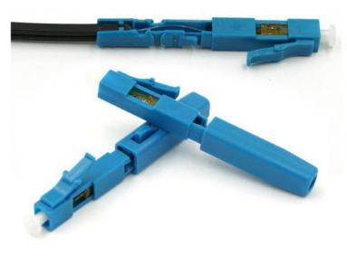 Connettore rapido in fibra LC/UPC assemblato sul campo FTTH installabile sul campo (UPC incorporato) per cavo flessibile per interni
