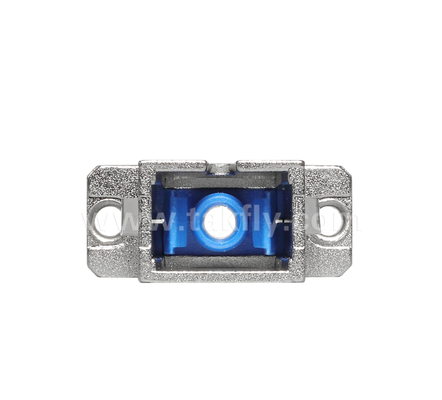 Adaptore a fibra di metallo SC Simplex con alloggiamento in metallo resistente, bassa perdita di inserimento, resistente a temperature elevate e basse, per connessioni da cavo a cavo e da cavo a attrezzatura in fibra ottica