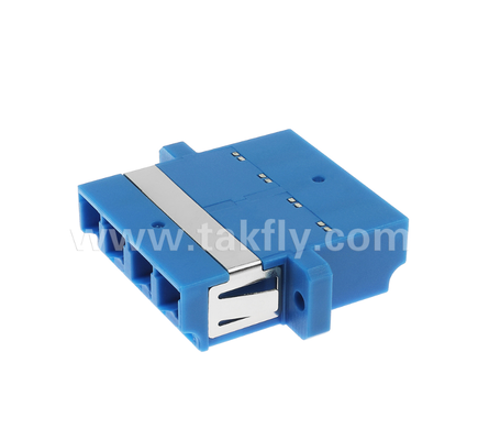 LC Quad Inner Shutter Adapter 4 in 1 LC Duplex con persiana integrata, UPC, protegge gli occhi dal laser a fibra ottica, per Data Center e connessioni a fibra ad alta potenza
