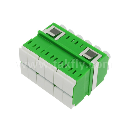 Adaptatore LC-LC ad alta densità a 12 porte   12 core, trasmissione dati multicanale, bassa perdita di inserimento, per data center e reti a fibra ad alta velocità