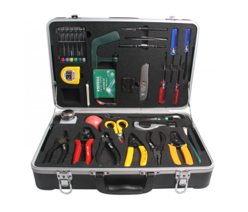 Kit di strumenti multifunzione per terminazione fibra ottica FTTX per manutenzione, installazione e risoluzione dei problemi