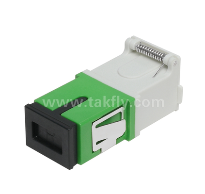 Adapter SC Simplex con copertura esterna e persiana anteriore