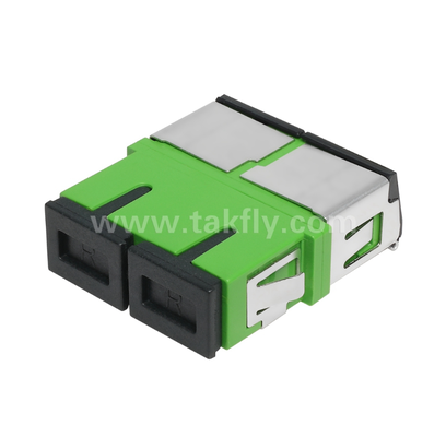 Adattatore duplex SC con otturatore anteriore - Copertura esterna per protezione da polvere e laser, resistente alle alte e basse temperature