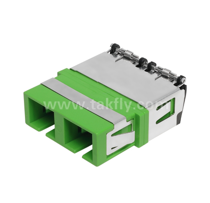 Adattatore duplex SC con otturatore anteriore - Copertura esterna per protezione da polvere e laser, resistente alle alte e basse temperature
