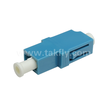 LC Simplex Fiber Adapter    Low Insertion Loss, Precision Alignment, High & Low Temperature Resistant, per Data Center e FTTx Fiber Connections