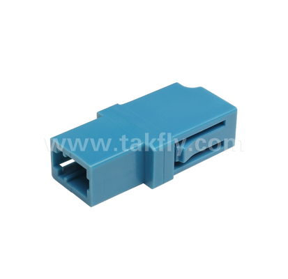 LC Simplex Fiber Adapter    Low Insertion Loss, Precision Alignment, High & Low Temperature Resistant, per Data Center e FTTx Fiber Connections