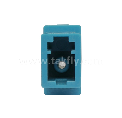 LC Simplex Fiber Adapter    Low Insertion Loss, Precision Alignment, High & Low Temperature Resistant, per Data Center e FTTx Fiber Connections