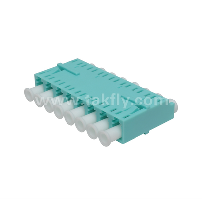Adattatore LC a 8 vie – Duplex LC 8 in 1, adattatore in fibra ad alta densità, bassa perdita di inserzione, per data center e patching FTTx ad alta densità