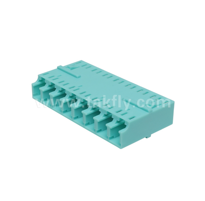 Adattatore LC a 8 vie – Duplex LC 8 in 1, adattatore in fibra ad alta densità, bassa perdita di inserzione, per data center e patching FTTx ad alta densità