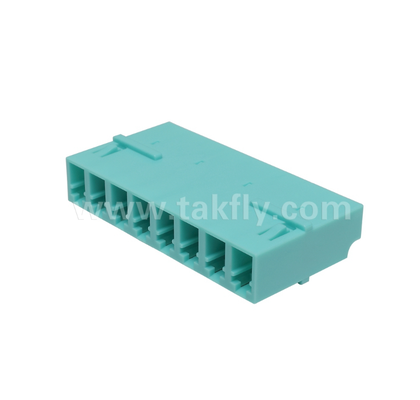 Adattatore LC a 8 vie – Duplex LC 8 in 1, adattatore in fibra ad alta densità, bassa perdita di inserzione, per data center e patching FTTx ad alta densità