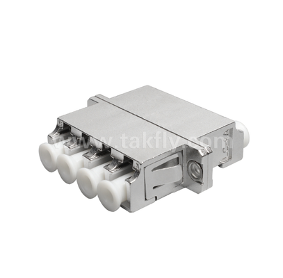 LC Quad Metal Adapter ¢ Interfaccia LC a 4 porte ad alta densità, robusta, a bassa perdita, resistente alle alte e basse temperature