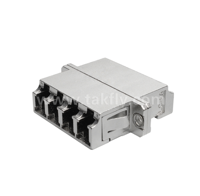 LC Quad Metal Adapter ¢ Interfaccia LC a 4 porte ad alta densità, robusta, a bassa perdita, resistente alle alte e basse temperature