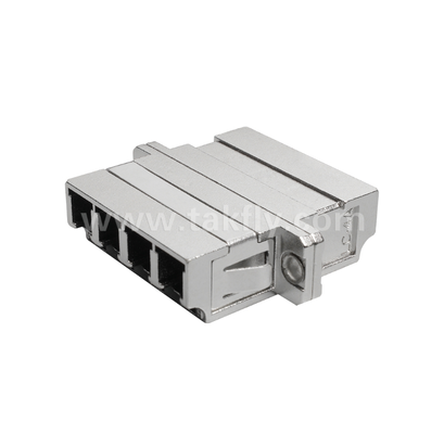 LC Quad Metal Adapter ¢ Interfaccia LC a 4 porte ad alta densità, robusta, a bassa perdita, resistente alle alte e basse temperature