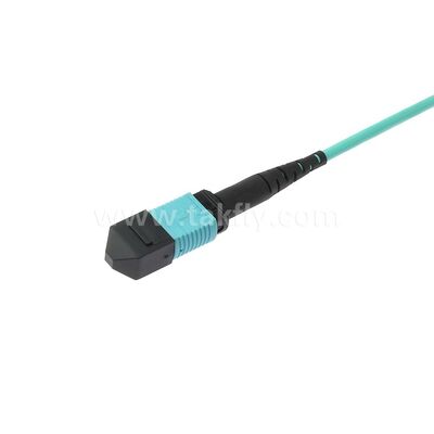 MPO MTP Patchcord Multimode OM3 Trunk Cable 12F Fibra ottica per data center AI Telecom Cabling