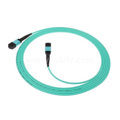 MPO MTP Patchcord MM OM3 Cavo trunk 12F Fibra ottica per cablaggio telecomunicazioni AI data center