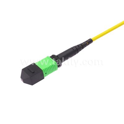 Cavo in fibra ottica breakout monomodale Fanout Uniboot LC MPO/MTP per cablaggio di data center AI Telecom