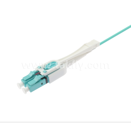 MPO/MTP a LC Uniboot Breakout Patch Cord OM3 Multimode, ad alta densità, polarità reversibile per data center 40G/100G