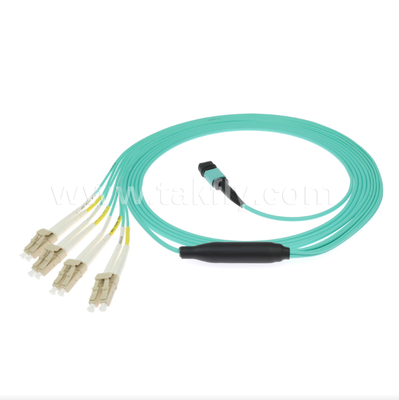 MPO/MTP-LC Breakout Patch Cord. Soluzione di cablaggio in fibra ottica multi-core ad alta densità