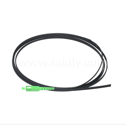 SC/APC FTTH Pigtail Flat Drop da Esterno – Simplex, Pre-connettorizzato, Design Anti-vibrazione per un Rapido Dispiegamento sul Campo