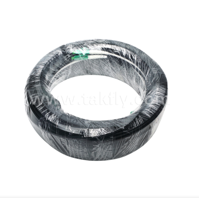 LC/APC Flat Drop Patch Cord - 2 Cor Duplex, pre-connettorizzato, anti-vibrazione, indoor-rated per una rapida distribuzione FTTH.