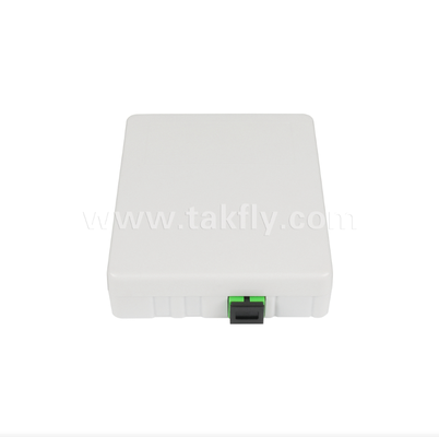 TKS-1806-02GB Scatola di Terminazione in Fibra Ottica - Montaggio da Scrivania o a Parete, Ideale per Terminazione Finale FTTH e Pigtail
