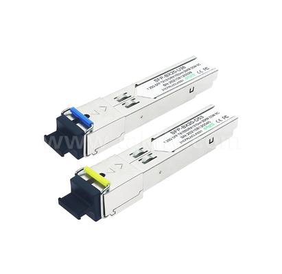 Transceiver SFP Bi-Direzionale TK-B3512-3SCD20 – 1,25 Gbps, 20 km, Interfaccia SC, Bi-Direzionale a Fibra Singola per Gigabit Ethernet e Fibre Channel