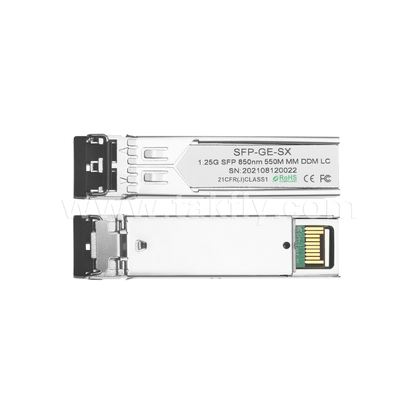 8524-3LCD05 1.25Gbps Trasmettitore ottico SFP ¥ 850nm VCSEL, 550m, LC Duplex, MMF, SFP MSA Compliant