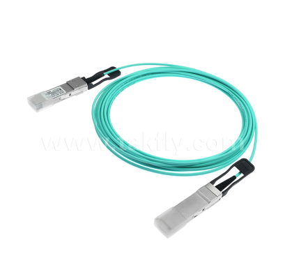 Cable ottico attivo 40G QSFP+ ️ Full-Duplex a 4 canali, 11,3 Gbps per corsia, a bassa potenza, collegato a caldo